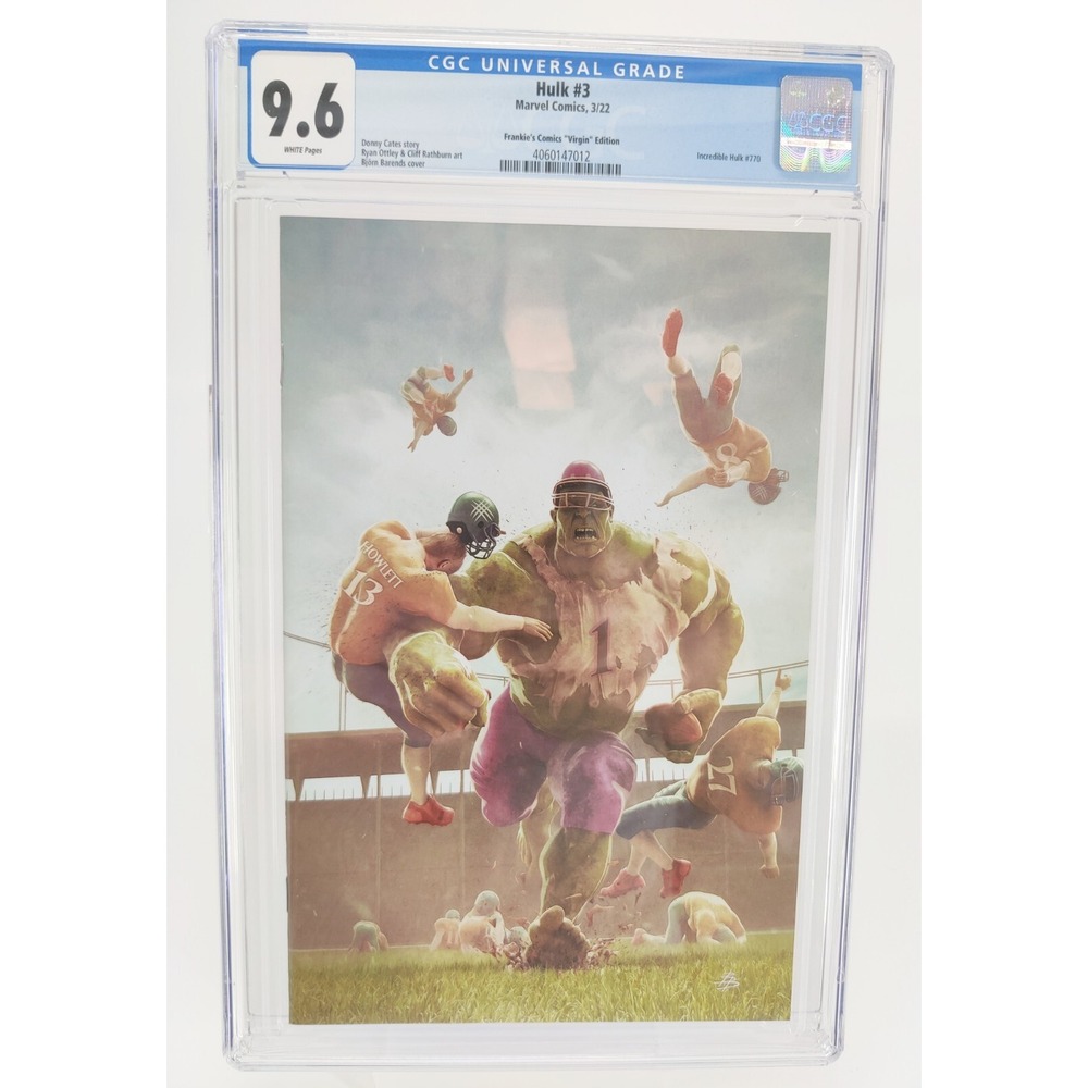 Hulk #3 CGC 9.6 Frankies Comics Edition Bjorn Barends Virgin Variant Donny Cates